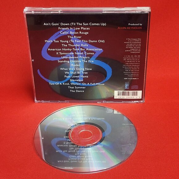 Garth Brooks The Hits CD 1992 - Picture 8 of 8